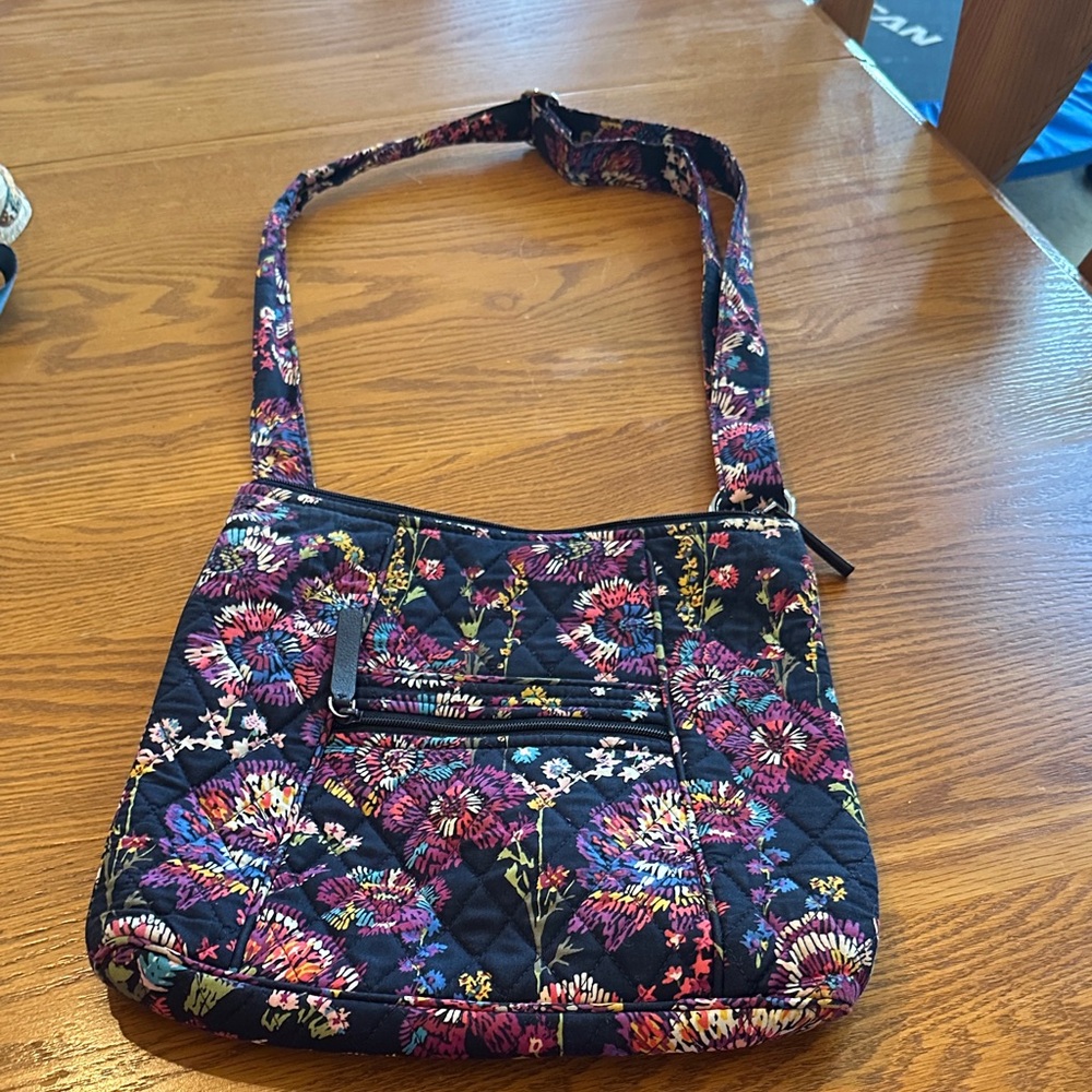 Floral Quilted Shoulder Bag